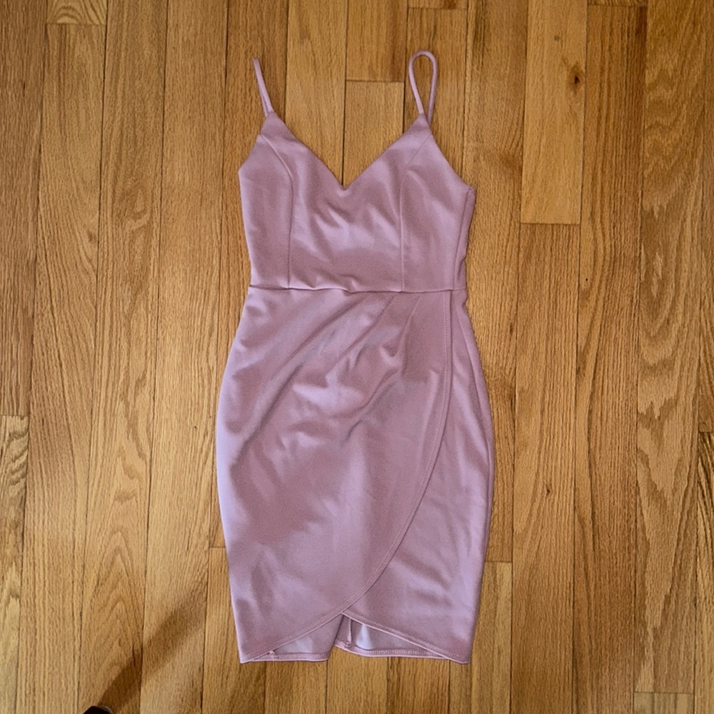 Lulus Forever Your Girl Dress Mauve Pink
